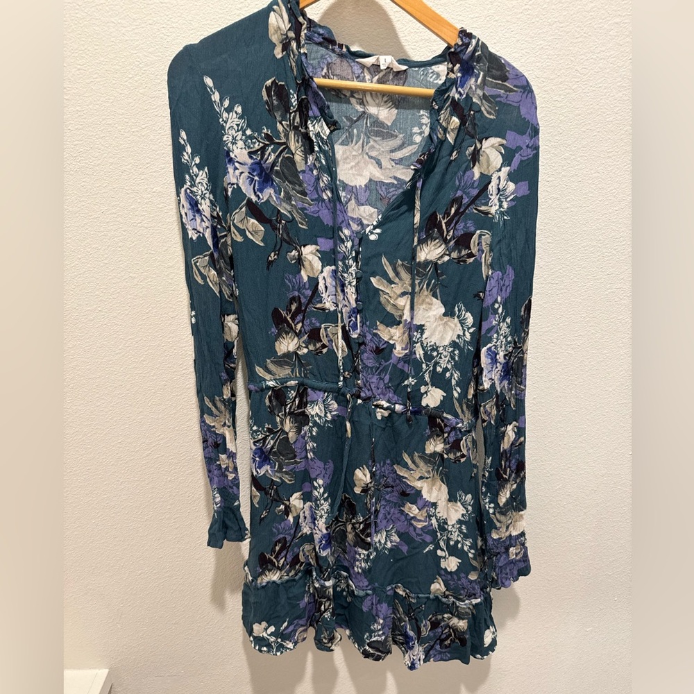 BBdakota Floral Long Sleeve Dress